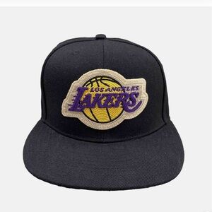 LA Lakers Ultra Game Snapback Men’s Hat/Cap Black Trucker Patch Logo NBA New!